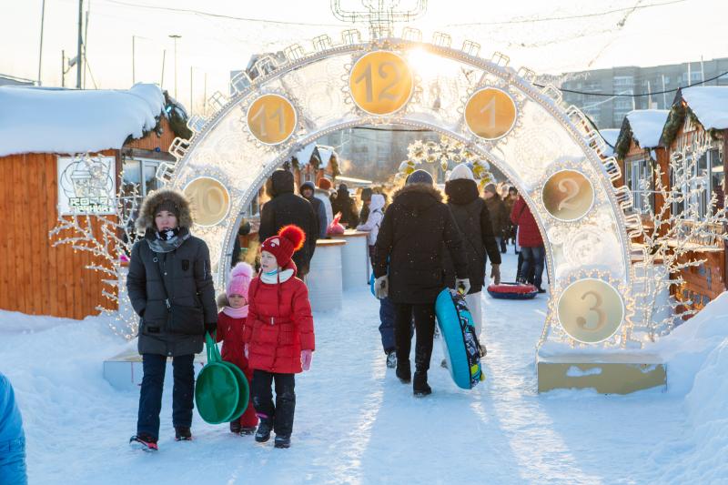 Из-за морозов во время новогодних праздников на ярмарку пришло значительно меньше людей, чем ожидали городские власти