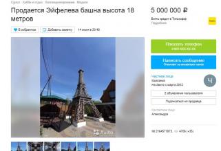 18-метровая Эйфелева башня, рвота кашалота и неведомая штука — что необычного продают сургутяне