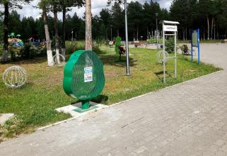 В парках Сургута и Сургутского района появились деревья для сбора пластиковых крышек