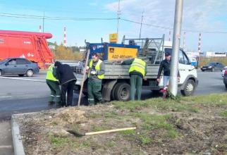 В Сургуте на месте, где погиб мотоциклист, через пару часов изменили правила движения