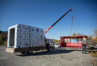 В Федоровском Сургутского района установили первую теплую остановку
