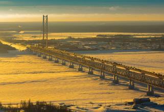 15 апреля возобновится ремонт моста через Обь у Сургута, вводятся ограничения