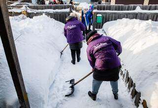Стартовал волонтерский проект «Снежный патруль» в Сургутском районе